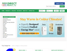 Tablet Screenshot of geodirectsupply.com
